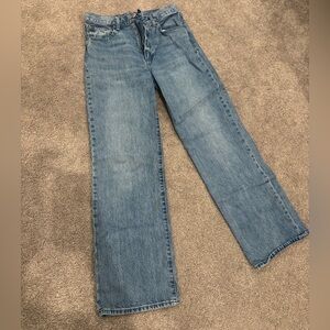 Aritzia Denim Forum Farrah Hi-Rise Wide Jeans
